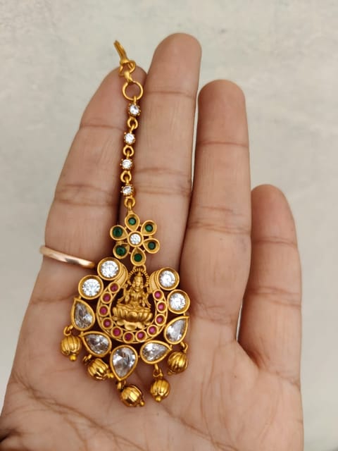 Tikka lakshmi cz golden