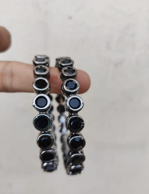 Black bangles