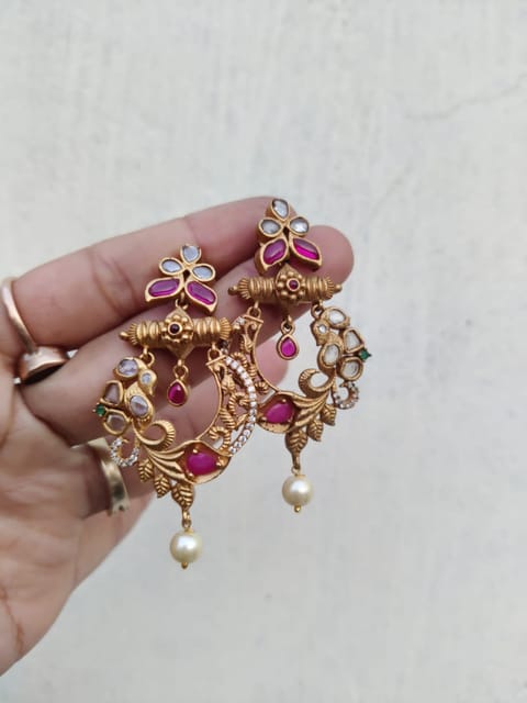 Ruby earrings