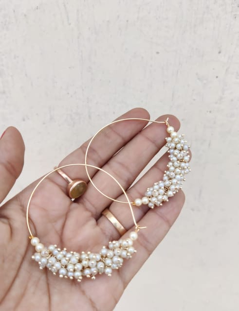 Pearl earrings