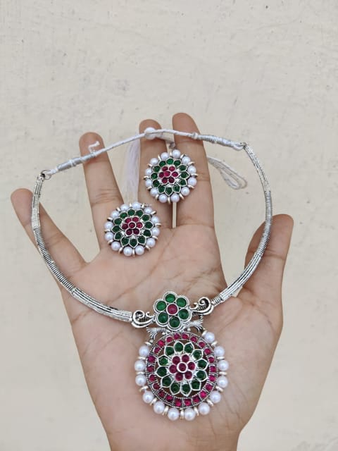 Oxidised necklace 2