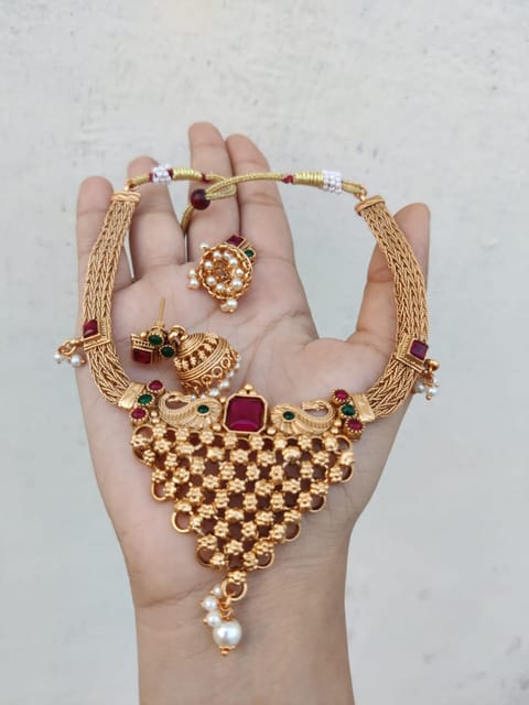 Mango necklace set