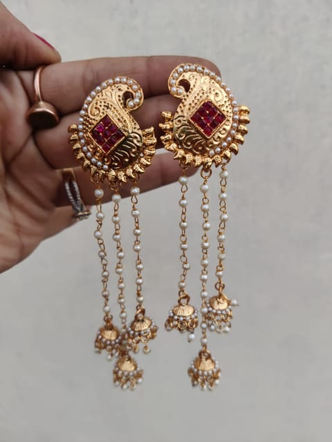 Jhumki pearl jhumki