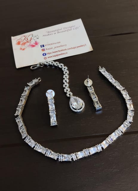 American diamond choker set
