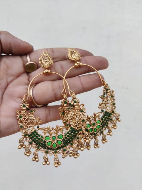 Green Chandbali