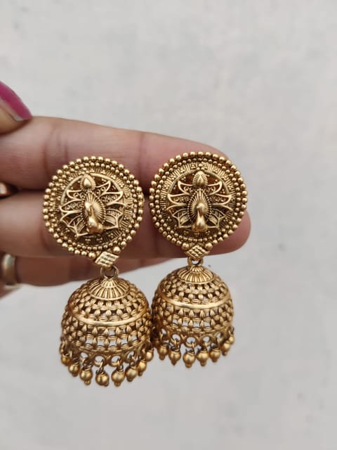 Peacock jhumki
