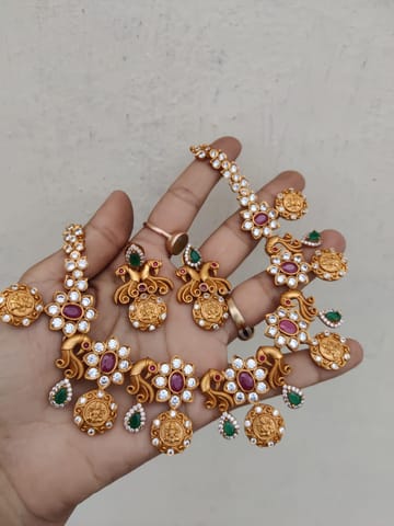 Cz lakshmi set