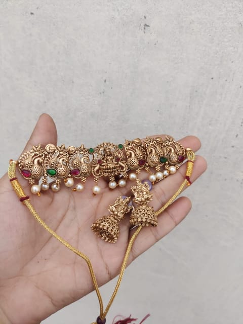 Peacock choker set