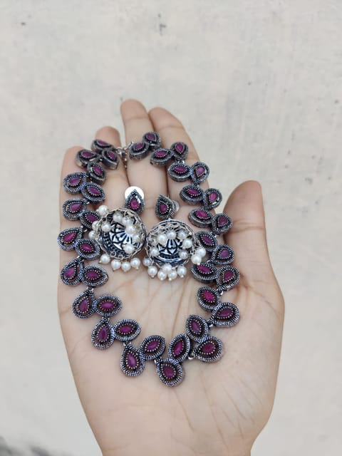 Pink oxidised set
