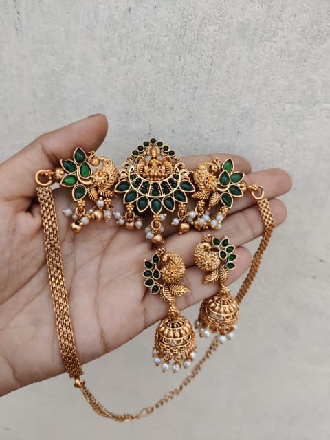 Green kemp choker set