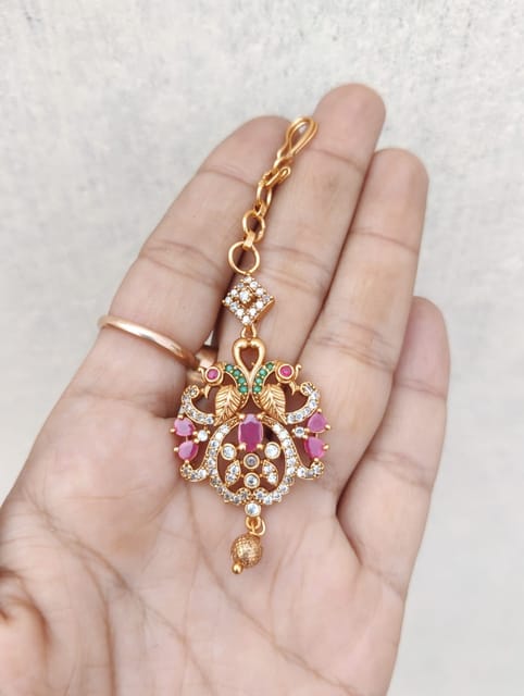 Cz gold Nethi chutti