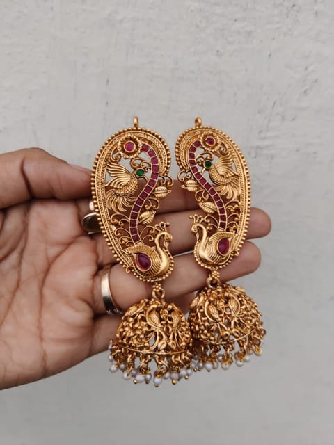 Peacock Bluetooth earrings
