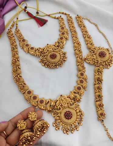 Temple jewellery Lakshmi set