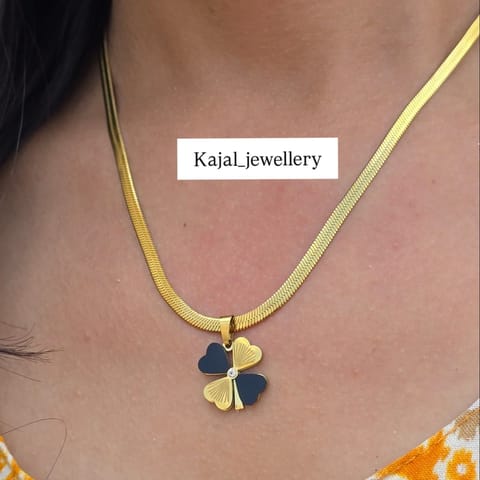 Western snake chain gold stainless chain