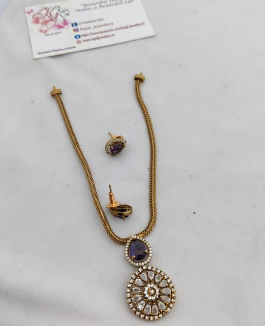 Victorian purple set