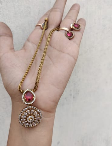 Victorian red set