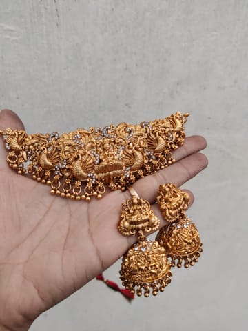 Temple Lakshmi choker set