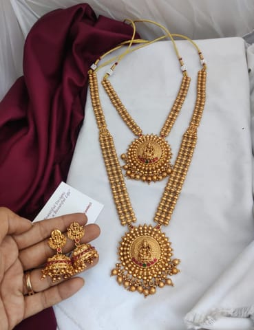 Temple semi bridal set