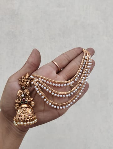 Temple Jhumka with Mattel