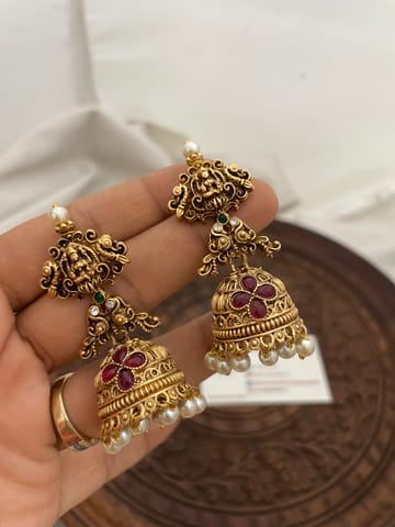 Temple Jhumki