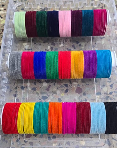 Silk thread bangles