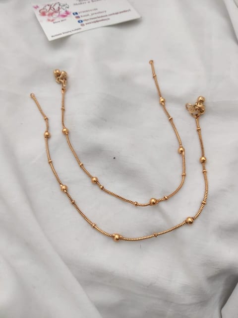 Golden anklets new