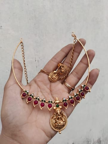 Temple Lakshmi choker set