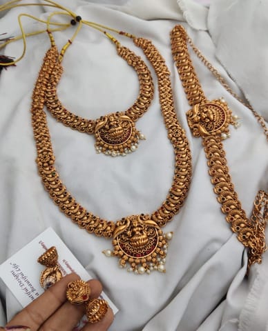 Temple semi bridal set