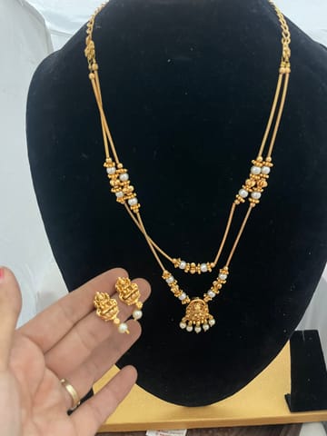 Temple necklace set