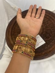 Set of temple bangles 6
