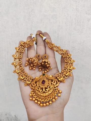 Copper necklace set
