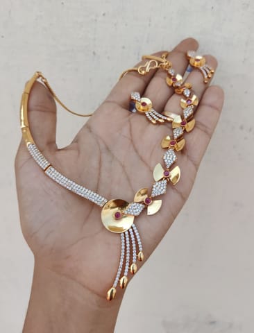 Cz gold set