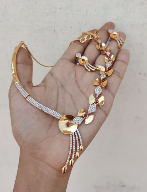Cz gold set