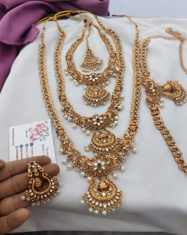 Stone bridal semi set