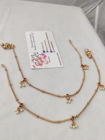 Golden anklets adults