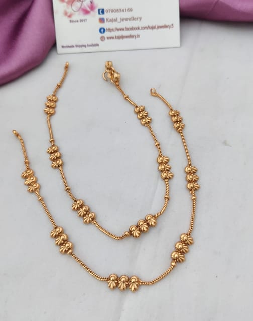 Golden anklets