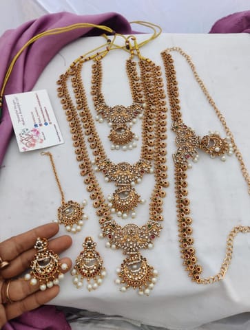 Heavy semi bridal stone set