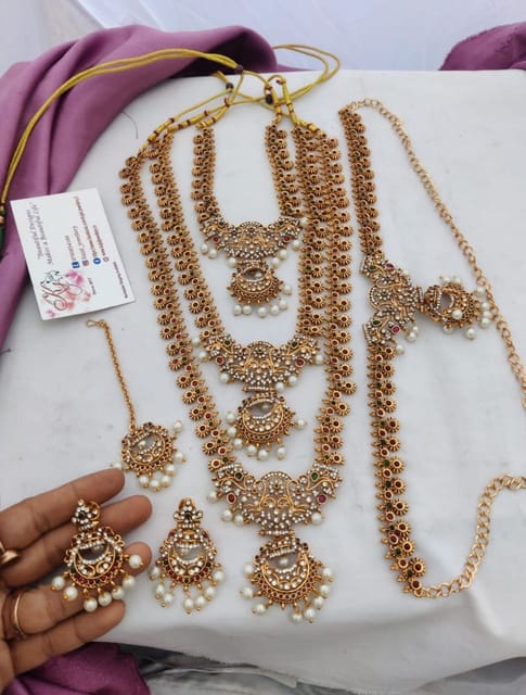 Heavy semi bridal stone set