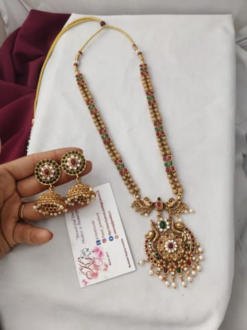 Long set with Jhumka