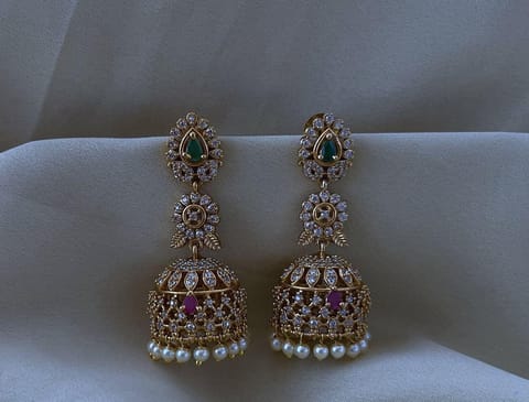 Cz earring Jhumki