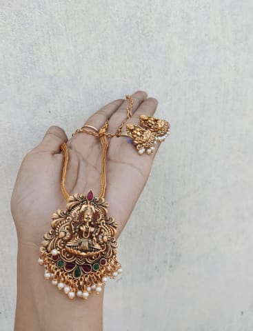 Temple Lakshmi choker set