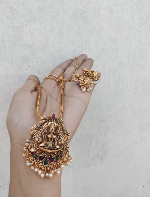 Temple Lakshmi choker set
