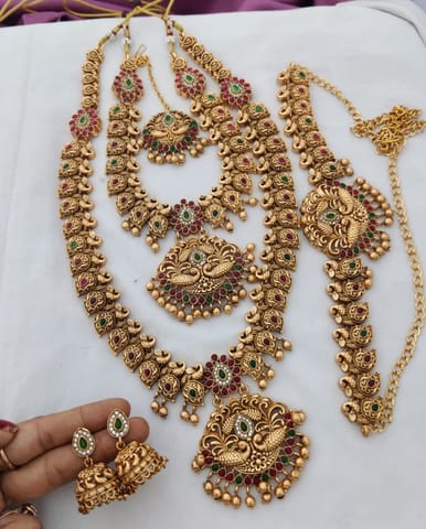Gold full semi set