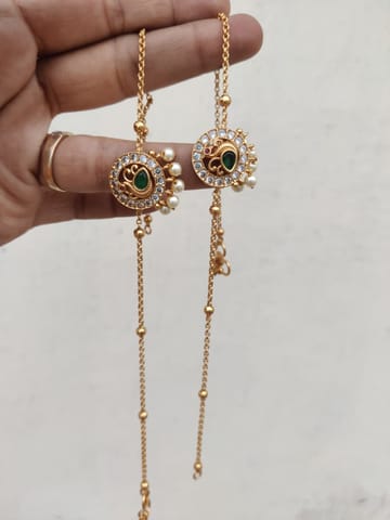 Peacock anklets