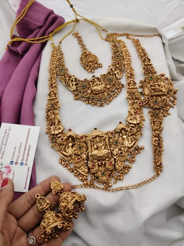 Heavy temple semi golden set