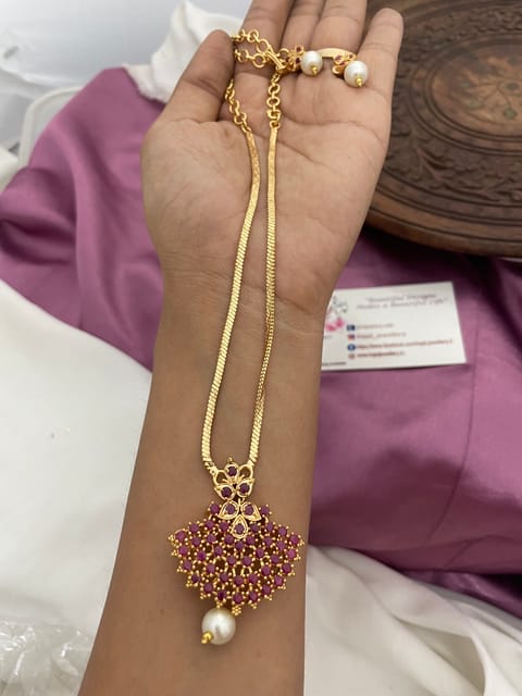 Ruby Micro plated chain