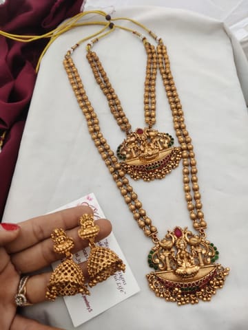 Two temple layer semi bridal set