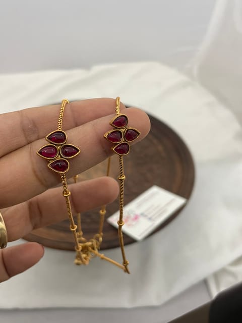 Pink kemp anklets for adults