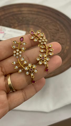 Cz gold flower model