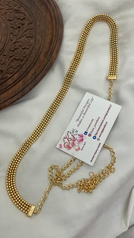 Gold beaded hip belt 2